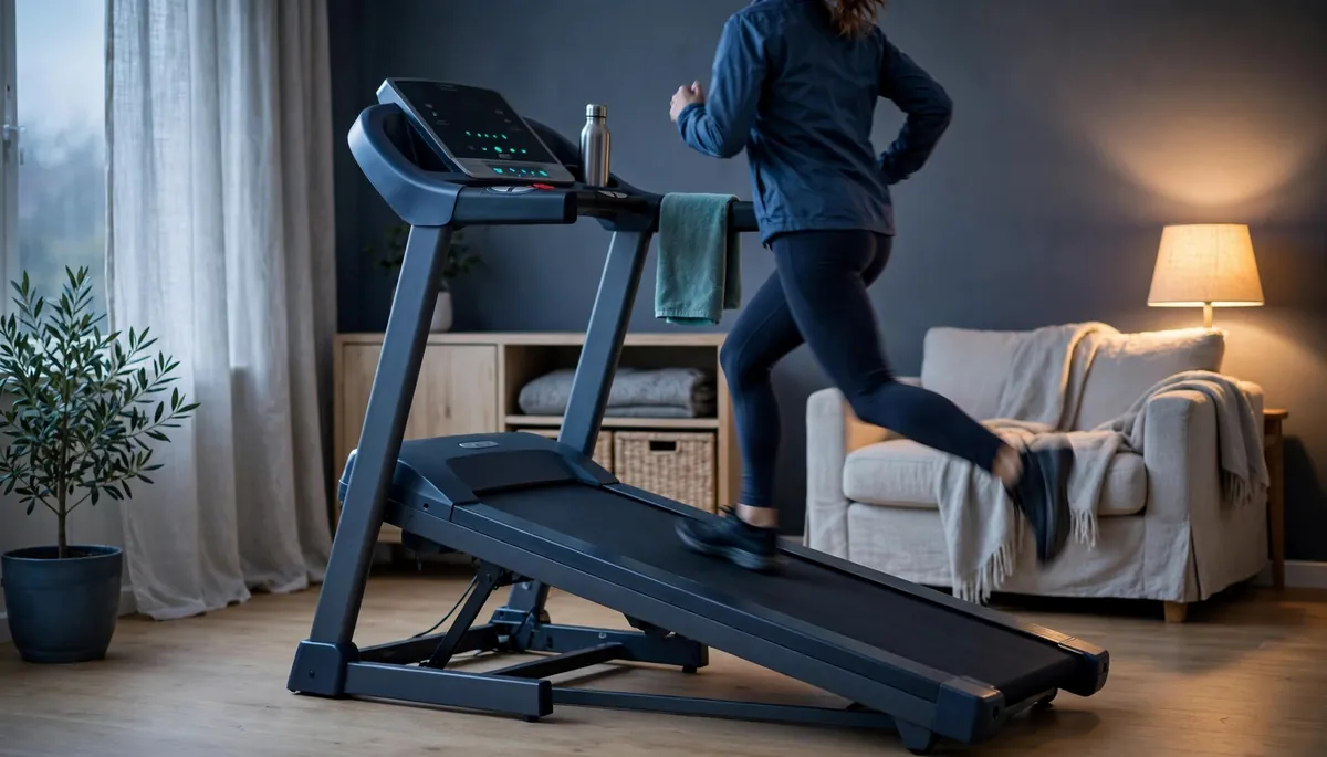 Cardio tapis de course pente
